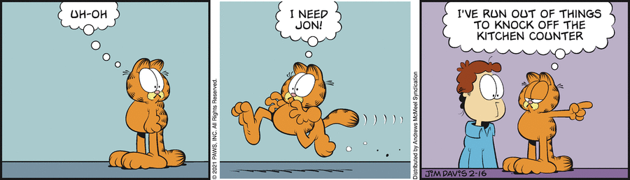 Garfield, February 16, 2021