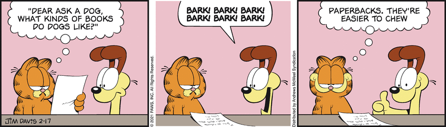 Garfield, February 17, 2021
