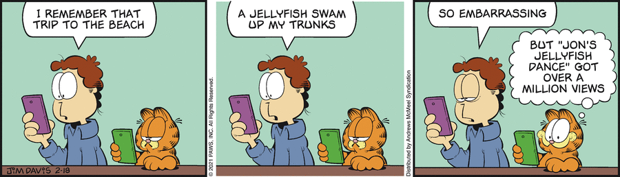 Garfield, February 18, 2021