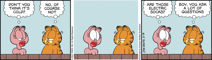 Garfield, February 19, 2021