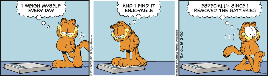 Garfield, February 20, 2021