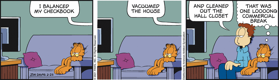 Garfield, February 25, 2021