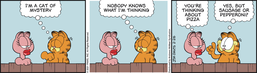 Garfield, February 26, 2021