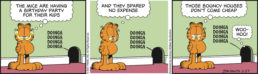 Garfield, February 27, 2021