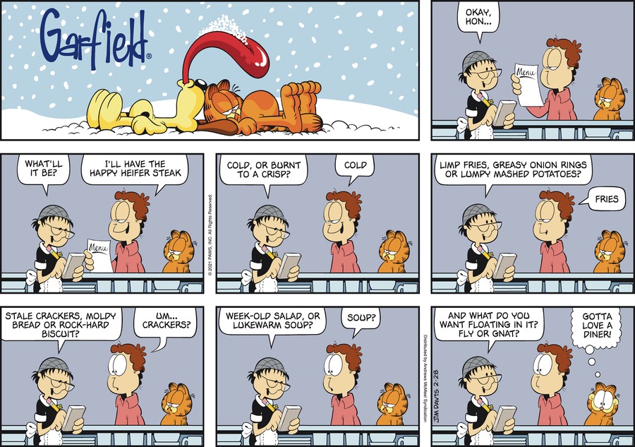 Garfield, February 28, 2021