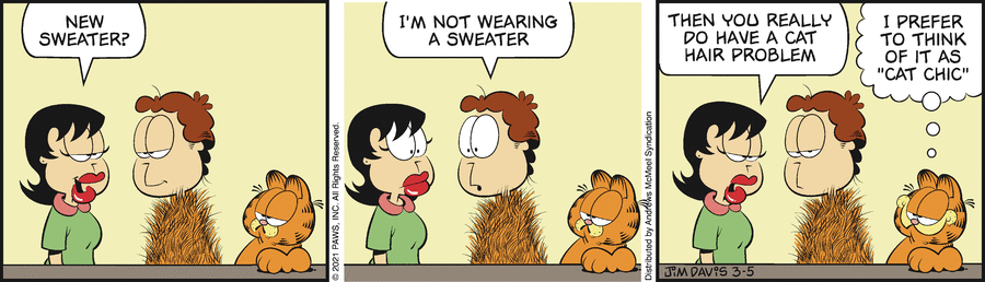 Garfield, March 5, 2021