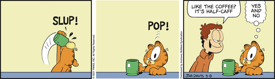 Garfield, March 8, 2021