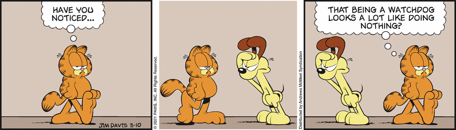 Garfield, March 10, 2021