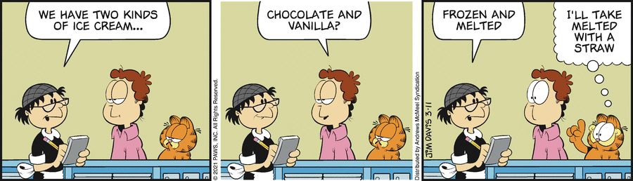 Garfield, March 11, 2021