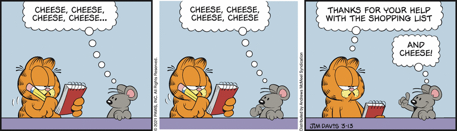 Garfield, March 13, 2021
