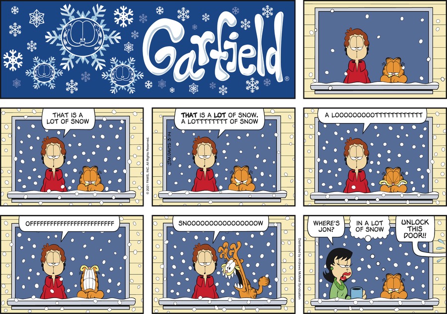 Garfield, March 14, 2021