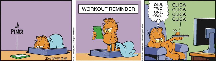 Garfield, March 15, 2021