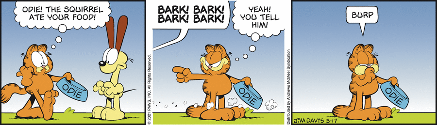 Garfield, March 17, 2021