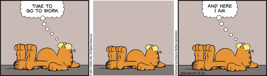 Garfield, March 22, 2021