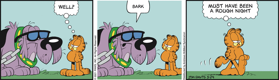 Garfield, March 24, 2021