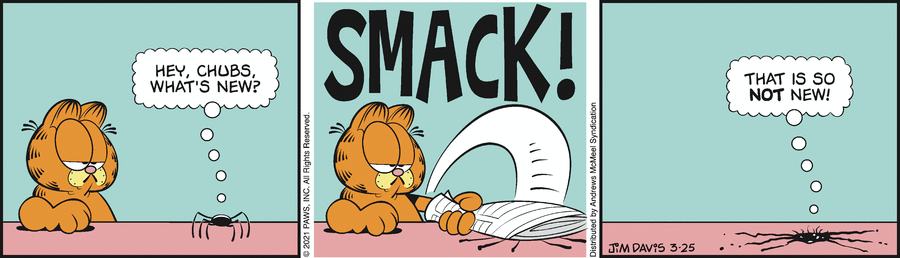 Garfield, March 25, 2021