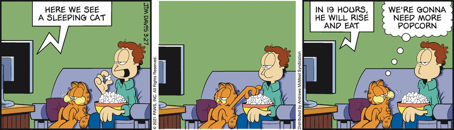 Garfield, March 27, 2021