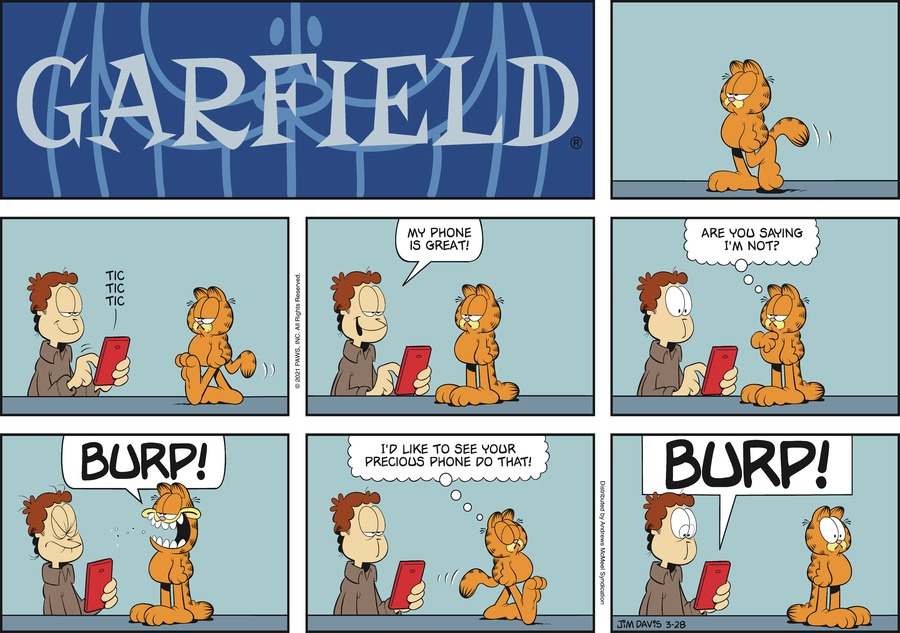Garfield, March 28, 2021
