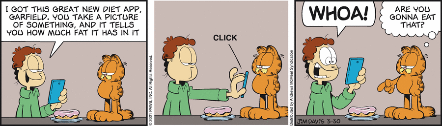 Garfield, March 30, 2021