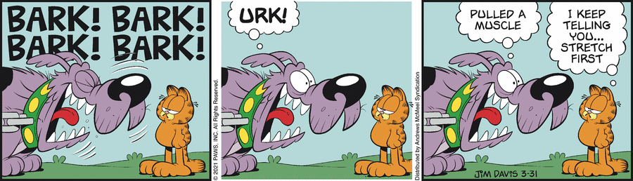 Garfield, March 31, 2021