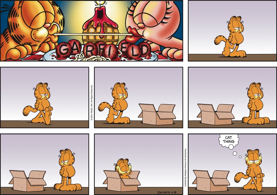 Garfield, April 18, 2021