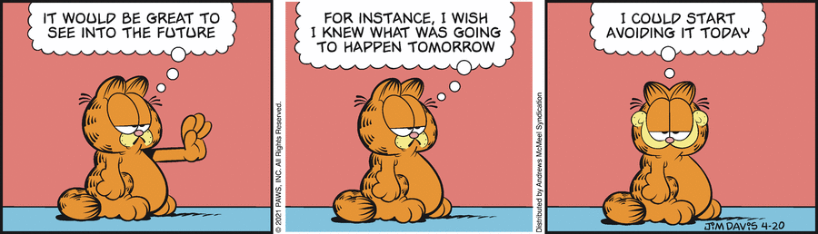 Garfield, April 20, 2021