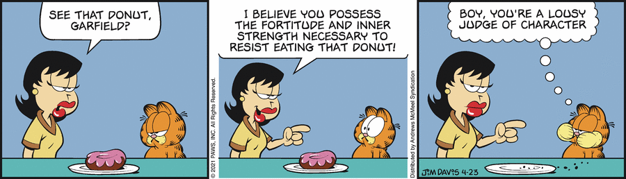 Garfield, April 23, 2021