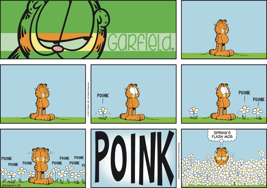 Garfield, April 25, 2021