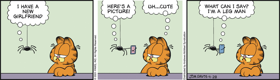 Garfield, April 28, 2021