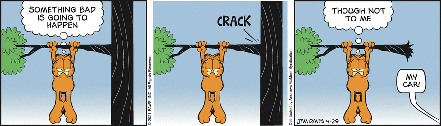 Garfield, April 29, 2021