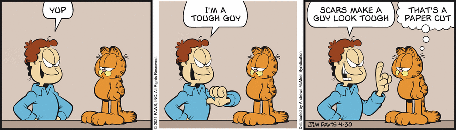 Garfield, April 30, 2021