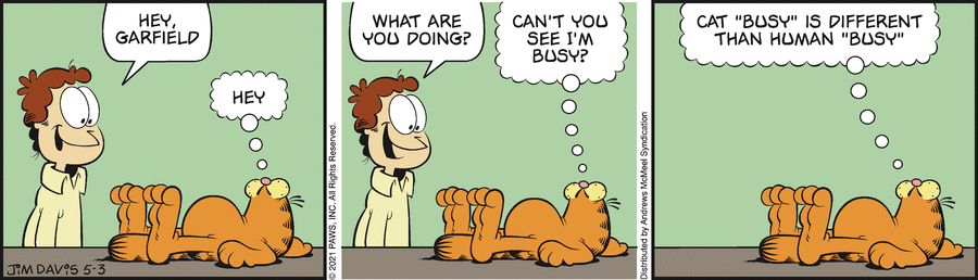 Garfield, May 3, 2021