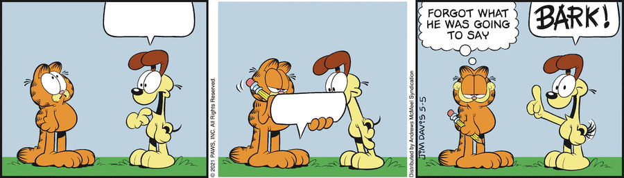 Garfield, May 5, 2021