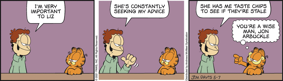 Garfield, May 7, 2021