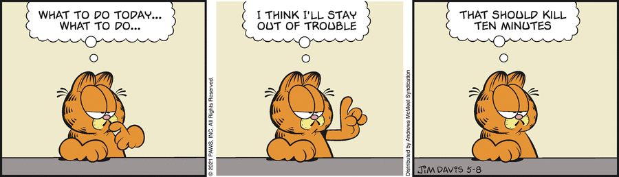 Garfield, May 8, 2021