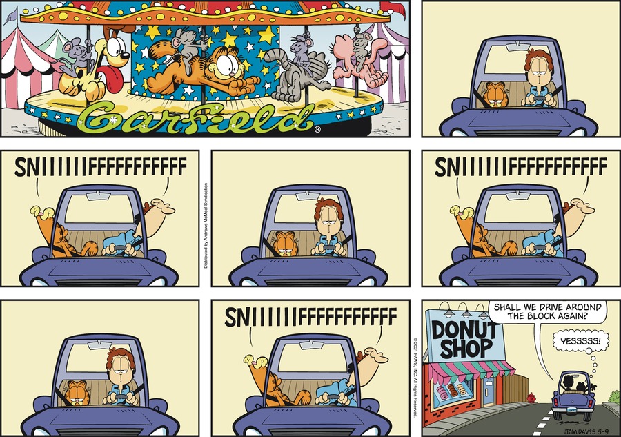 Garfield, May 9, 2021