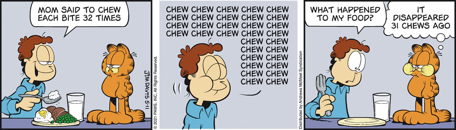 Garfield, May 11, 2021