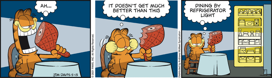 Garfield, May 13, 2021