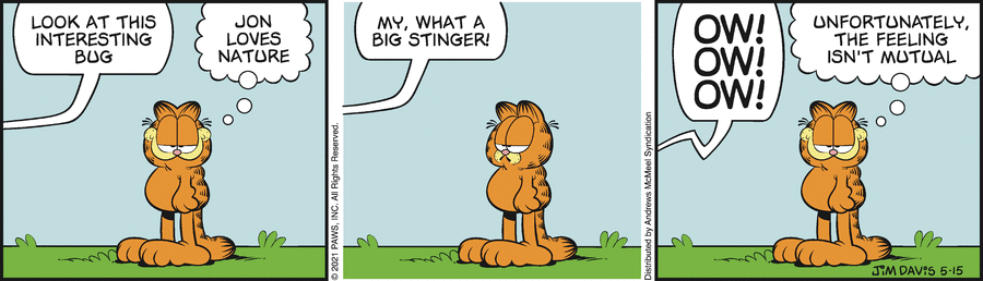 Garfield, May 15, 2021