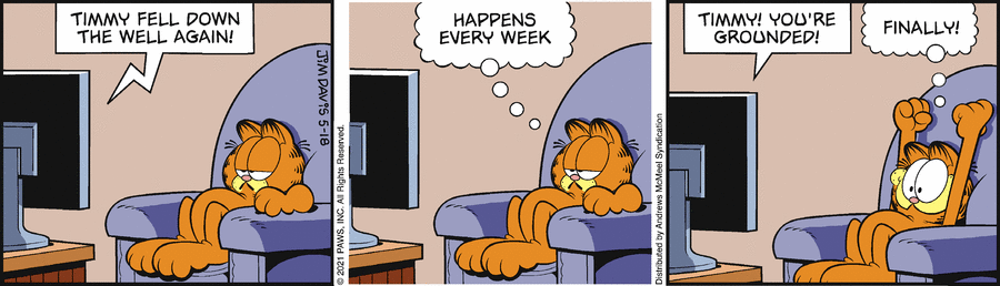 Garfield, May 18, 2021