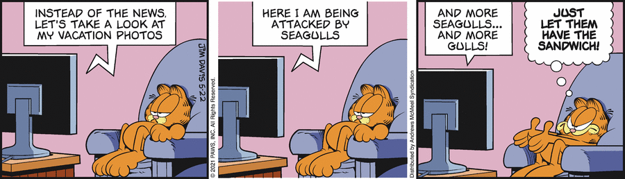 Garfield, May 22, 2021