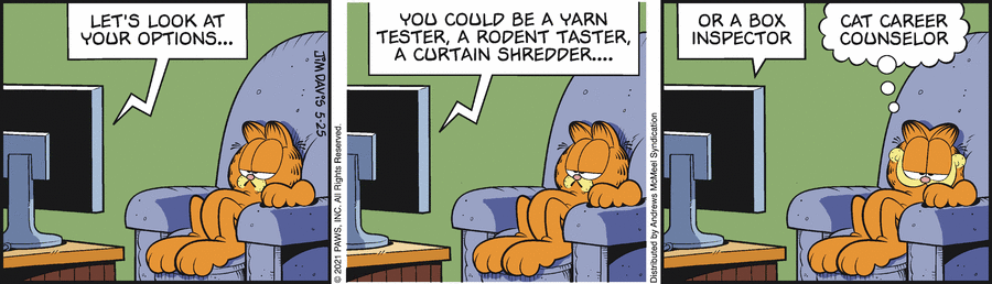 Garfield, May 25, 2021