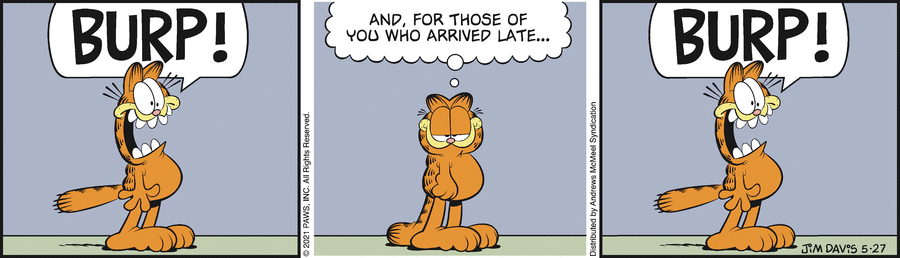 Garfield, May 27, 2021
