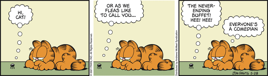 Garfield, May 28, 2021