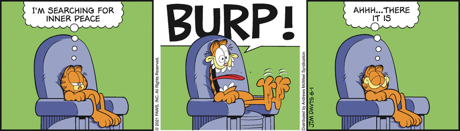 Garfield, June 1, 2021