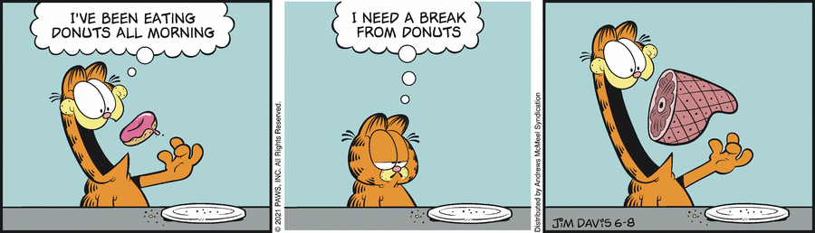 Garfield, June 8, 2021
