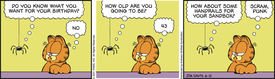 Garfield, June 15, 2021