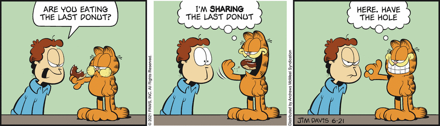 Garfield, June 21, 2021