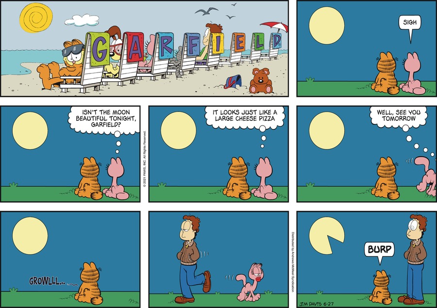 Garfield, June 27, 2021
