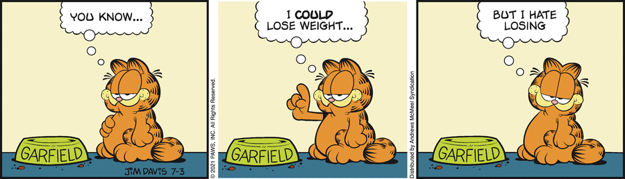 Garfield, July 3, 2021